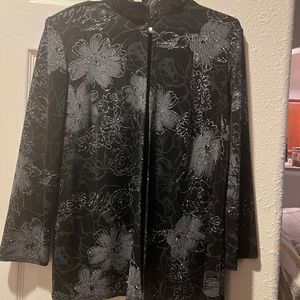 Onyx Sleeveless evening wear shirt and Jacket